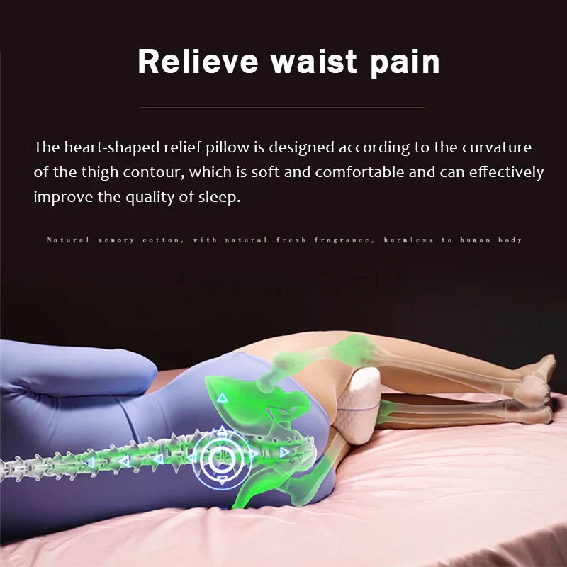 BowLift | Orthopedic Memory Foam Leg Pillow - ComfortFoam