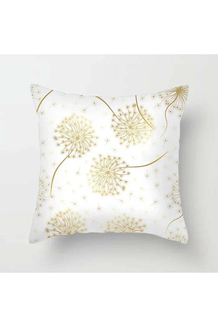 Yellow Leaf Polyester Pillowcase | Bowlift