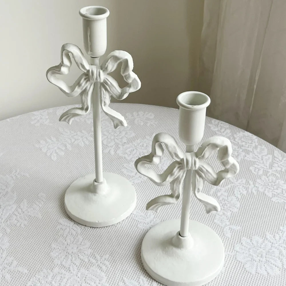 French Wrought Iron Candle Holder | Bowlift