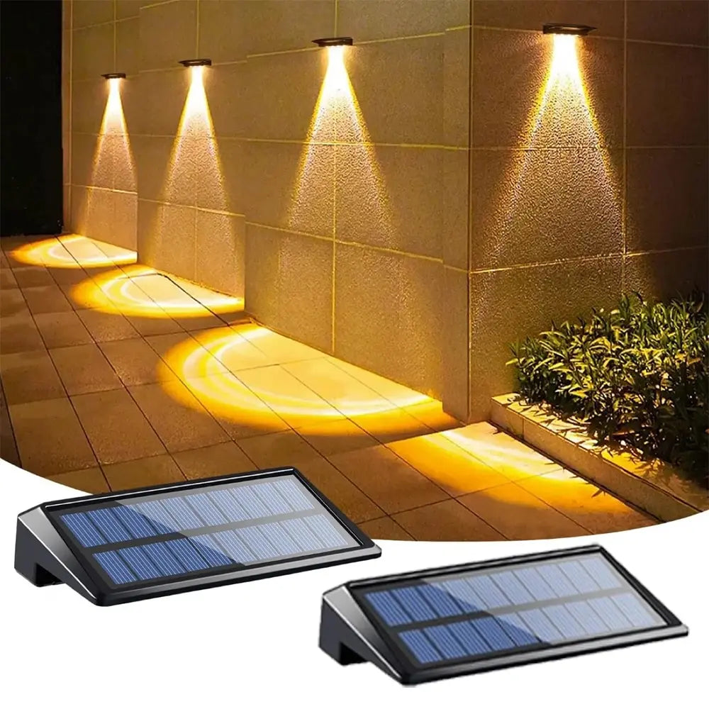 BowLift | EcoRadiance Solar Accent Lights 2-Piece Set | Outdoor Lighting | Energy Efficient | Decorative Light for Garden & Terrace