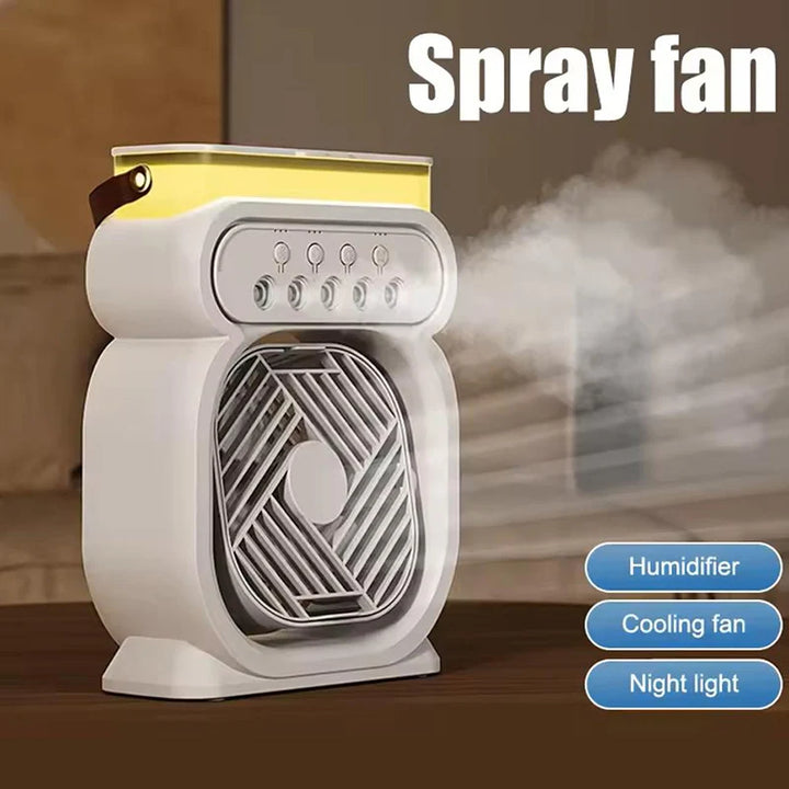 3in1 Air Cooler LED Night Lamp Humidifier Fan | Bowlift