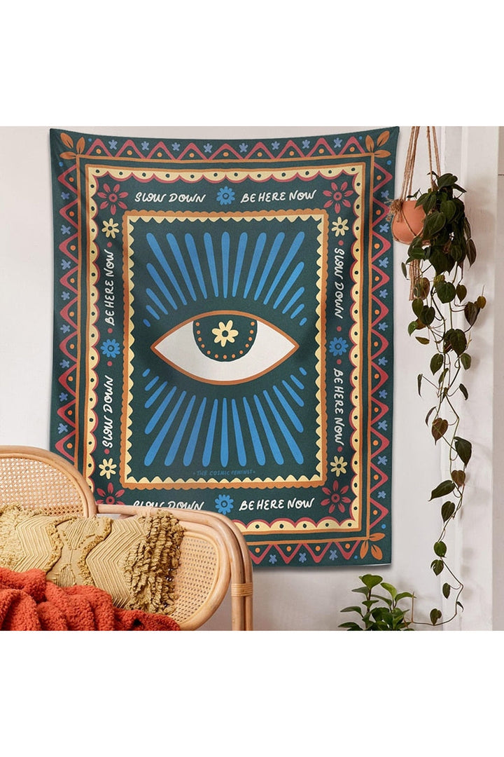 Psychedelic Eye Wall Tapestry | Bowlift