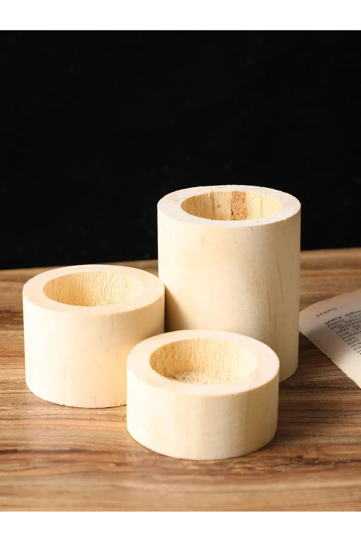 Wood Candle Holder | Bowlift