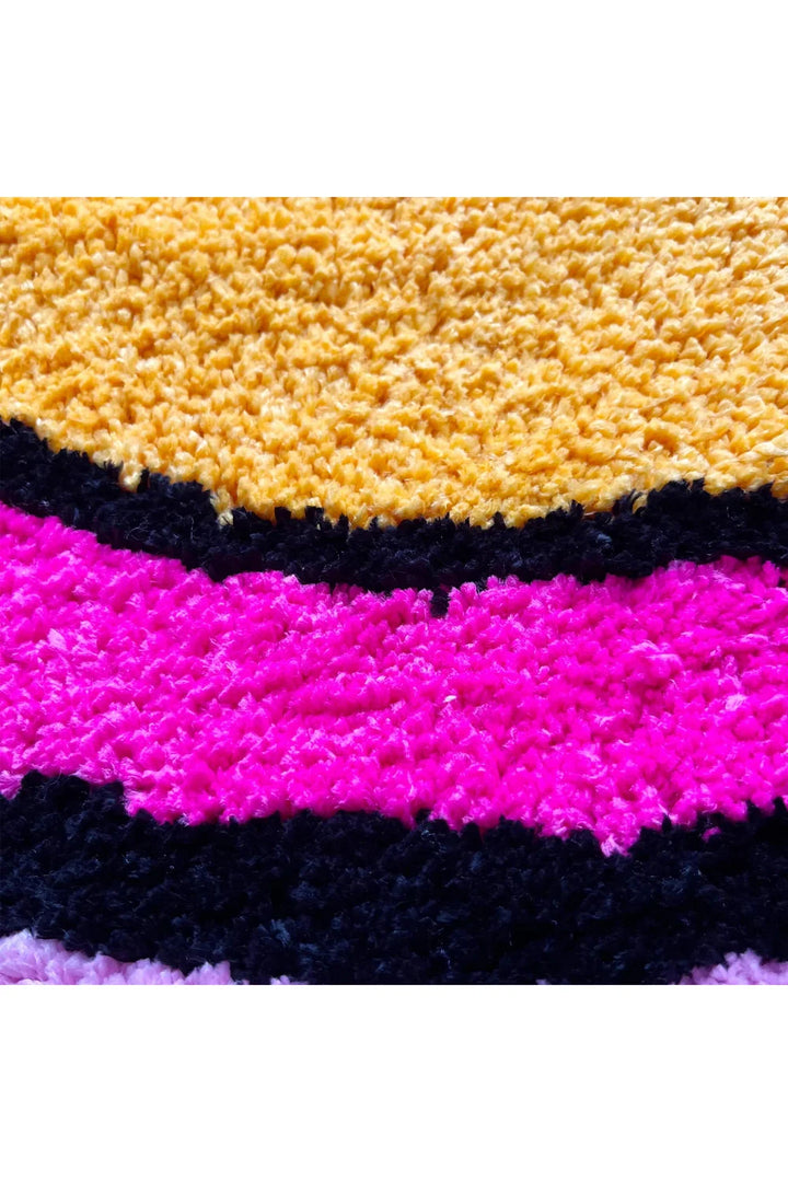 Bomb Pink Cartoon Carpet | Bowlift