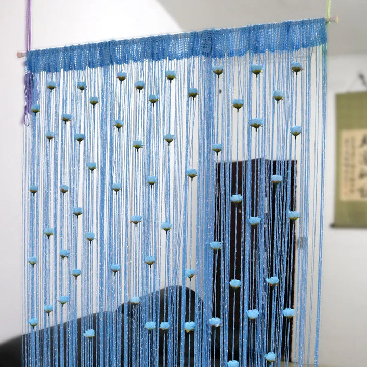 BowLift | Floral Decorative Hanging Room Divider Curtain