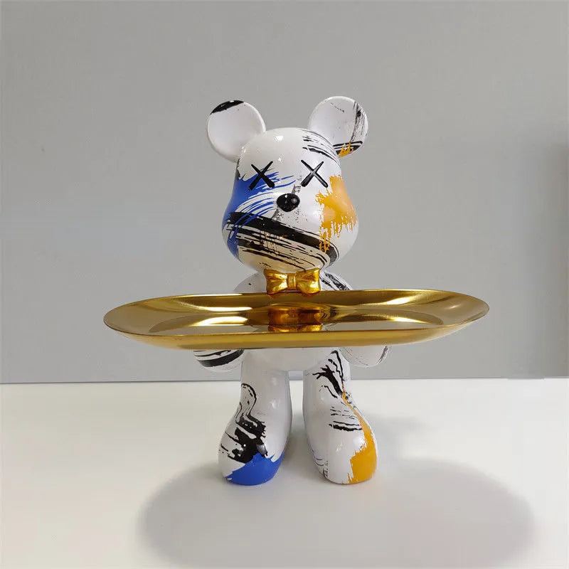 BearArt - Elegant Sculpture for Interior Decoration Bowlift
