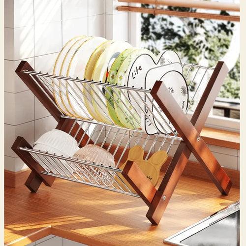 BowLift | Swift Fold Collapsible Dish Drying Rack