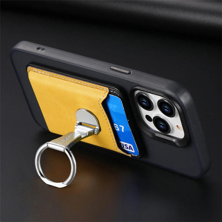 BowLift | Leather Magsafe Phone Wallet Holder