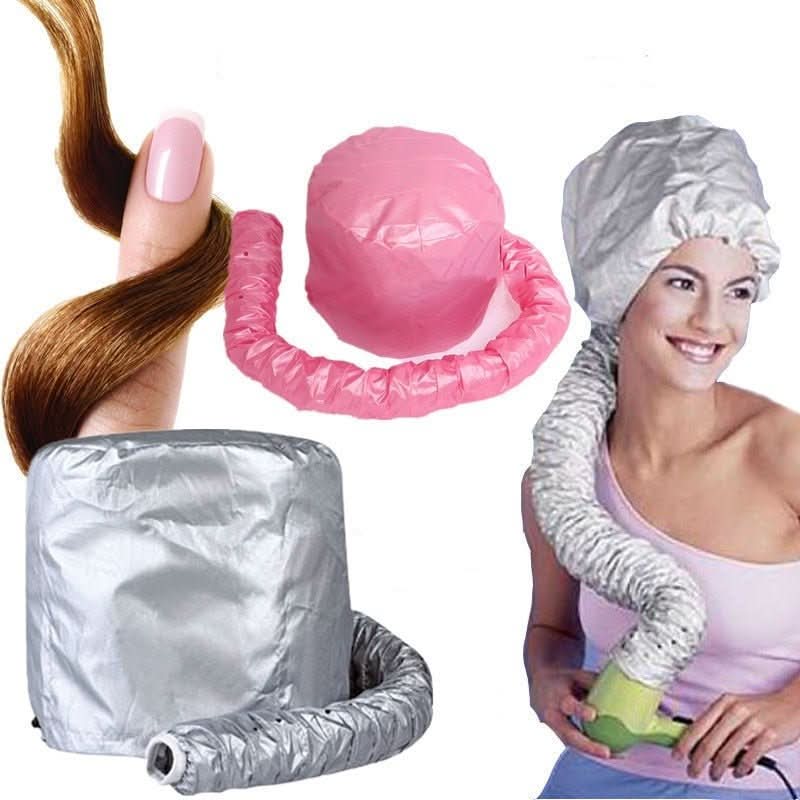 BowLift | Set of 2 hairdryer caps | Fast & gentle drying for home & travelling
