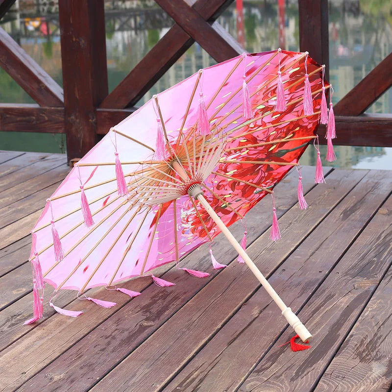 Bamboo Handmade Vintage Paper Umbrella | Bowlift