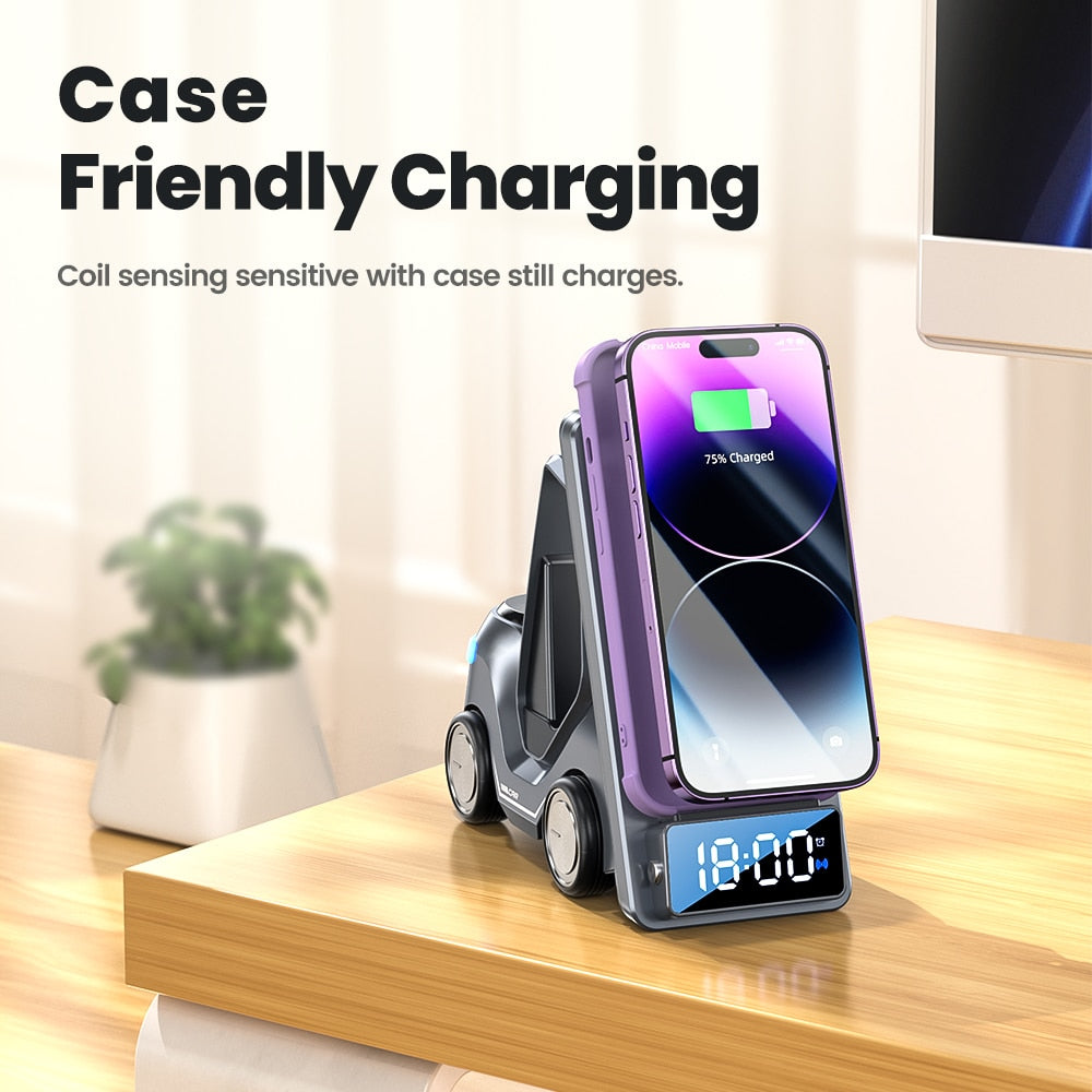 BowLift | 5in1 Multi-Device Forklift Wireless Charging Station
