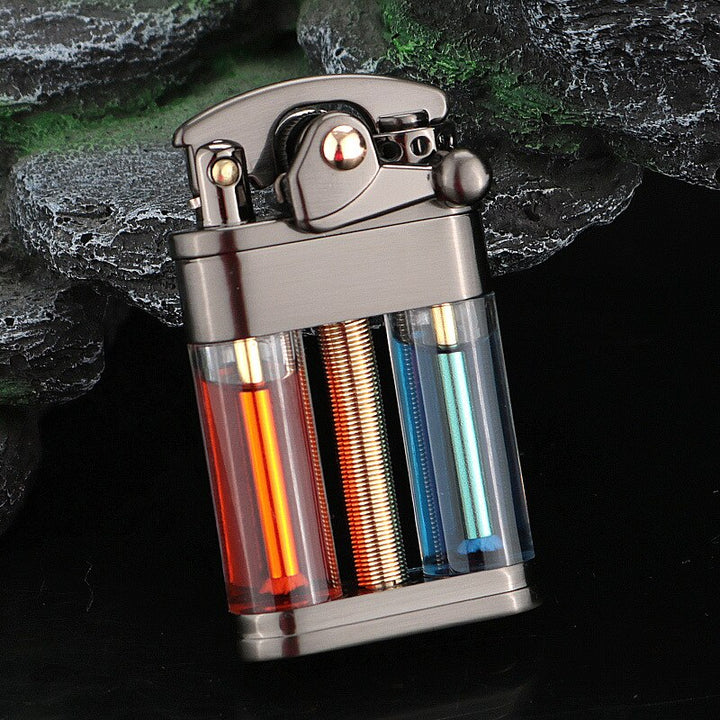 Elegant Retro Slim Metal Lighter | Bowlift