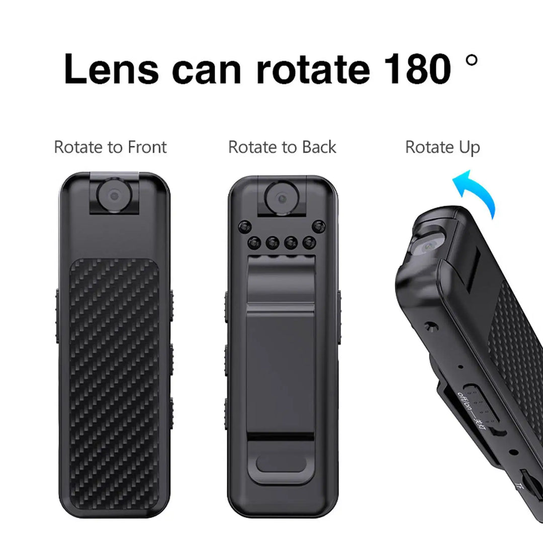 Pocket Spy Mini Clip-On Video Recorder Camera | Bowlift