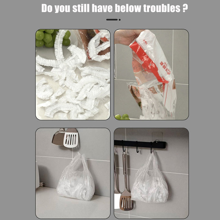 Self-Adhesive Plastic Bag Storage Dispenser | Bowlift