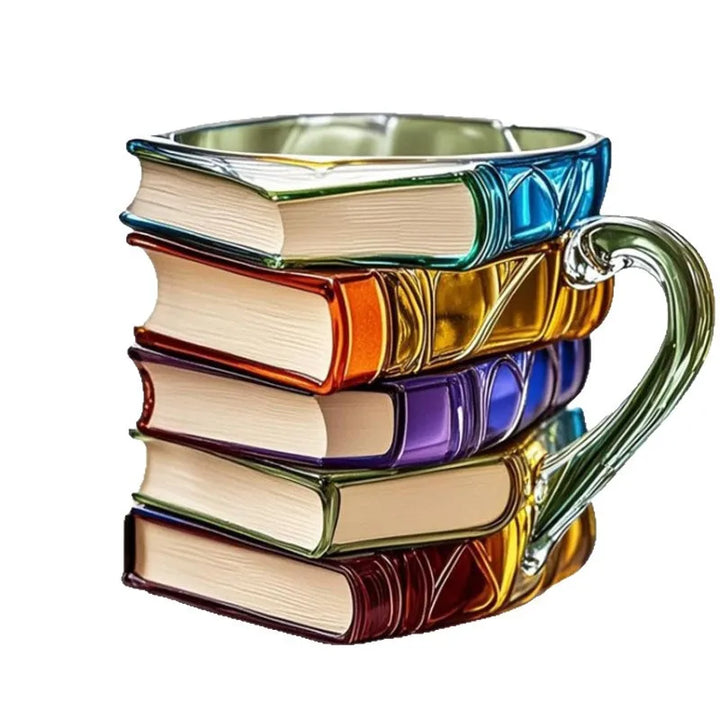 BowLift | Stacked Books Shape Coffee Mug