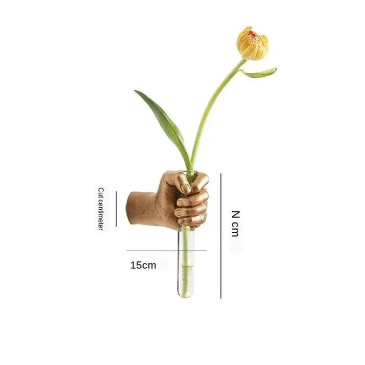 Flower Grab Wall Vase | Bowlift