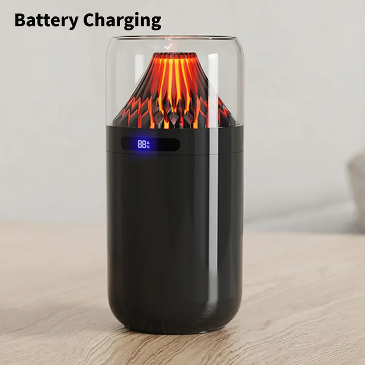 BowLift | Volcano Flame LED Aromatherapy Essential Oil Mist Diffuser