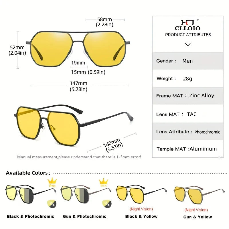 Unisex sunglasses with photochromic lenses | Bowlift