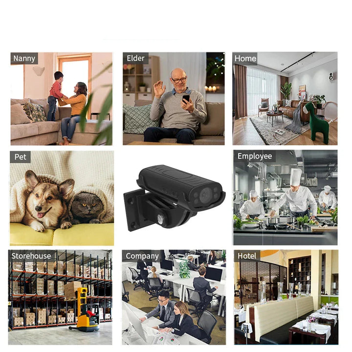 WiFi Mini Smart Security Camera with Motion Detection Bowlift