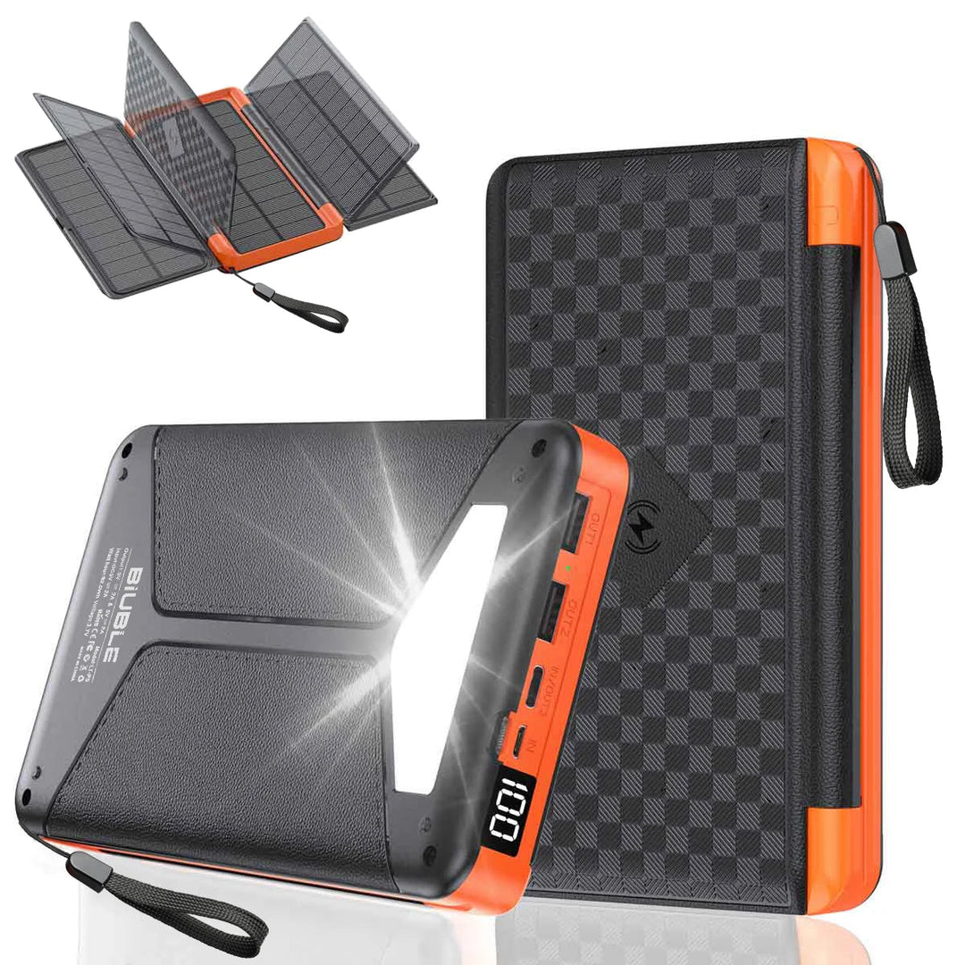 Solar Fast Charging Ultra-Large Capacity Portable Powerbank | Bowlift