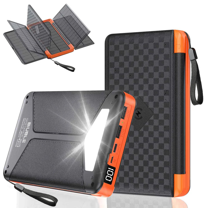 Solar Fast Charging Ultra-Large Capacity Portable Powerbank | Bowlift