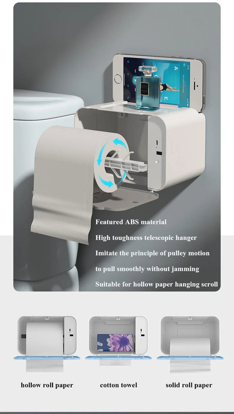 BowLift | Wall-Mounted Smart Automatic Tissue Dispenser