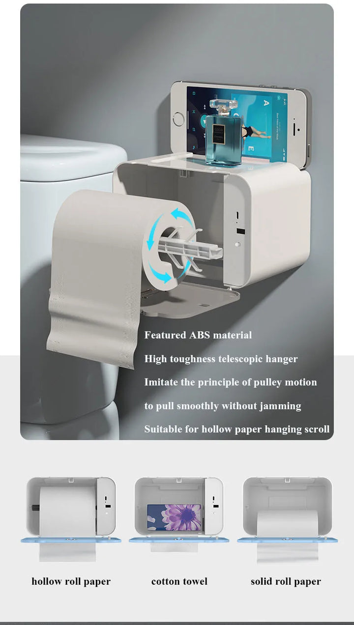 BowLift | Wall-Mounted Smart Automatic Tissue Dispenser