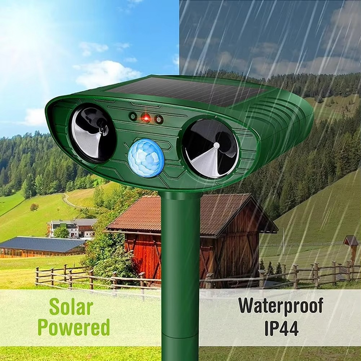 BowLift | Solar-Powered Ultrasonic Animal Repellent for Gardens and Yards