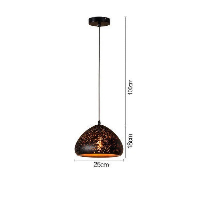 BowLift | Vintage Iron Pendant Lamp in Scandinavian Retro Loft Style