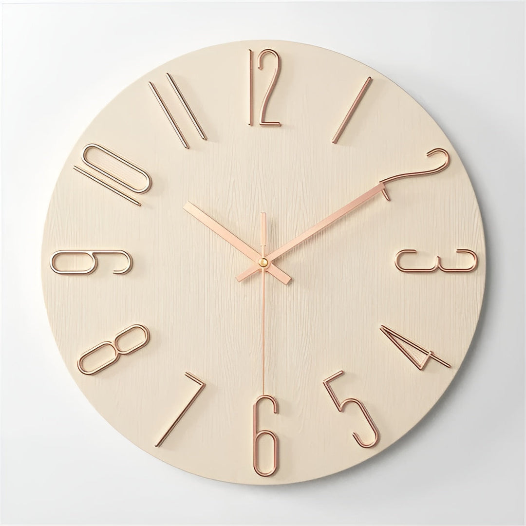 3D Wall Clock – Modern and Elegant | Decorative Wall Clock for Living Room and Office | Bowlift