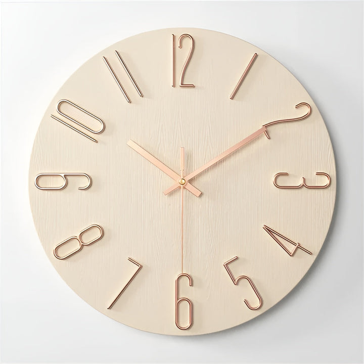 3D Wall Clock – Modern and Elegant | Decorative Wall Clock for Living Room and Office | Bowlift