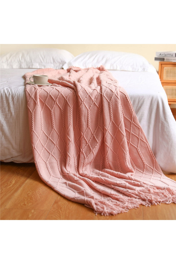 Solid Color Sofa Blanket | Bowlift