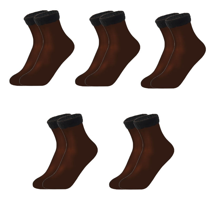 BowLift | Thermal Touch Winter Warm Solid Thick Socks