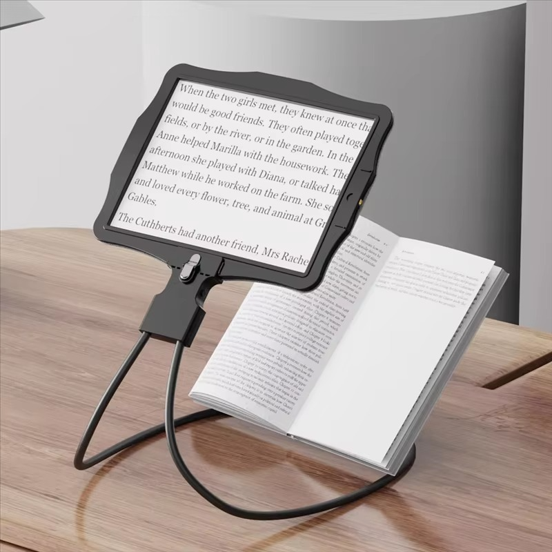 BowLift | LED Illuminated Hands-Free Magnifying Glass with 5X Switchable Lens