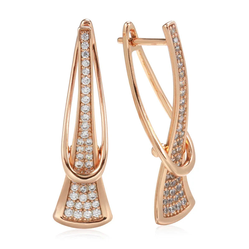 BowLift | Classy Layered Diamond Accented Earrings