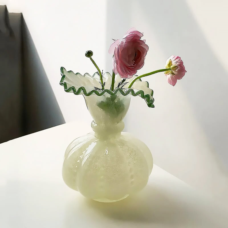 Glass Pumpkin Vase | Bowlift