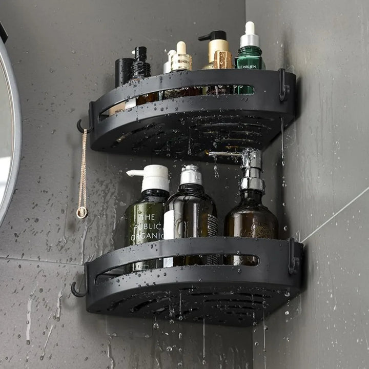 AQUAFIX Self-Adhesive Shower Organizer – Strongly adhesive, drill-free & waterproof Bowlift