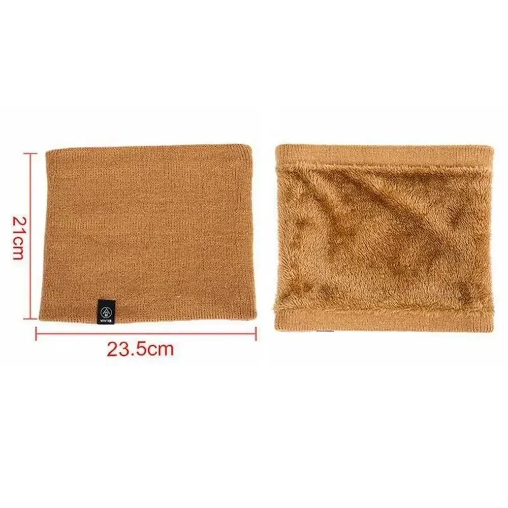 BowLift | ThermoKnit Pro | Warmer knitted scarf with fleece lining | Windproof & Breathable | Adjustable multifunctional neck protection for women & men