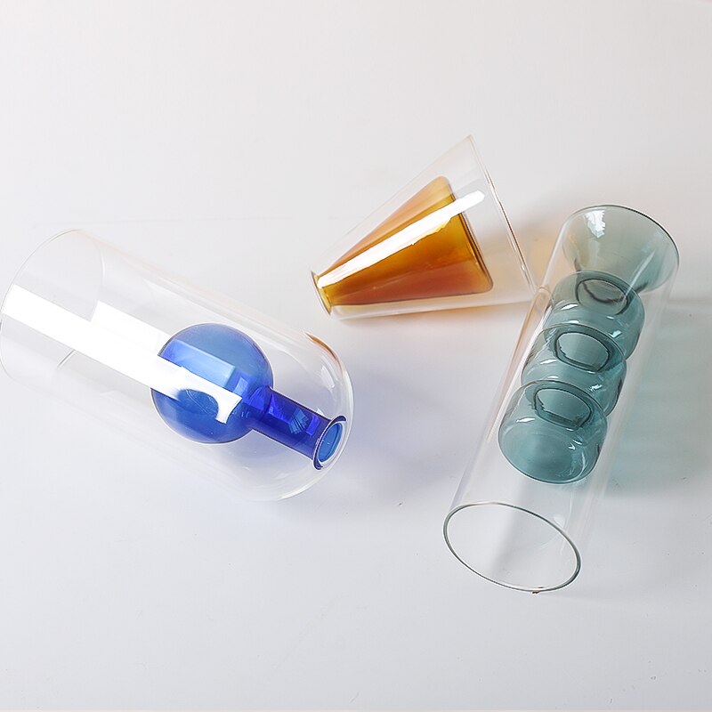 Bubbly Glass Vases - Opaque | Bowlift