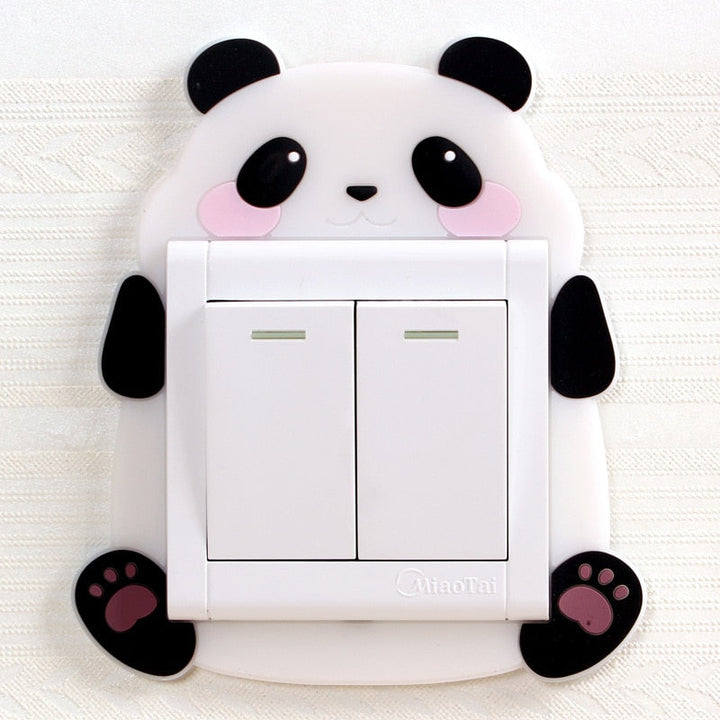 3D Luminous Cartoon Animals Switch Cover | Bowlift