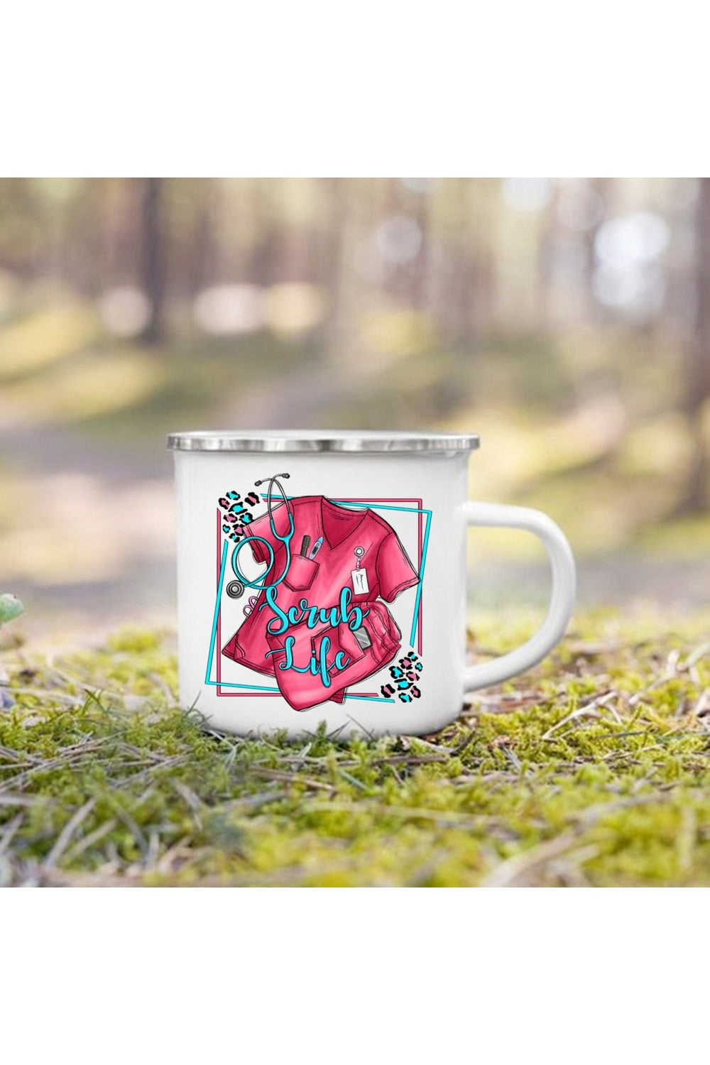 Life Themes Enamel Cup | Bowlift