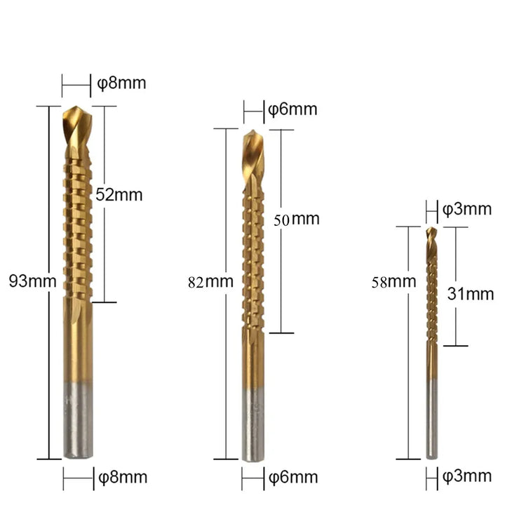 BowLift | Titanium Coated Wood and Metal Drilling Set