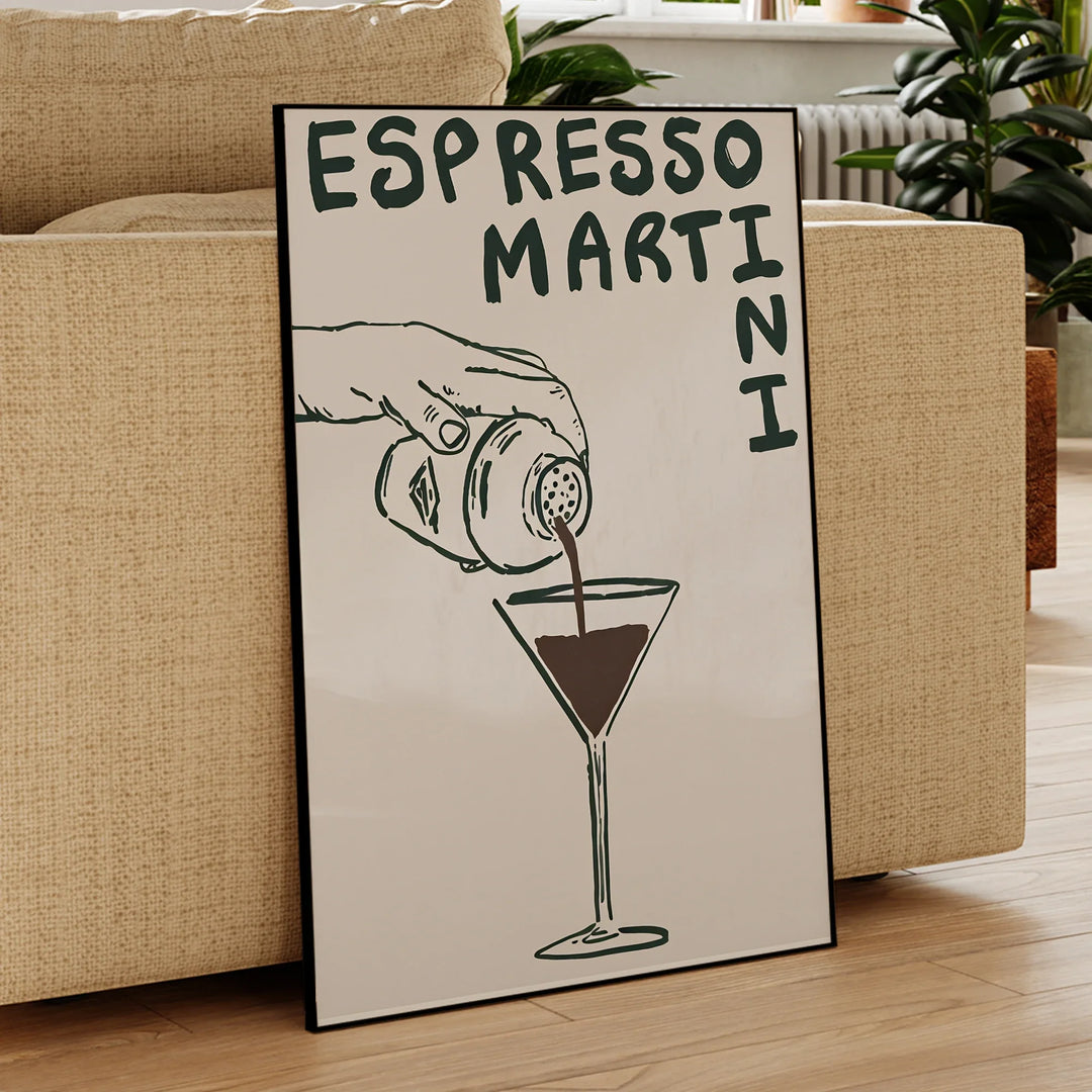 Espresso Martini Wall Art | Bowlift