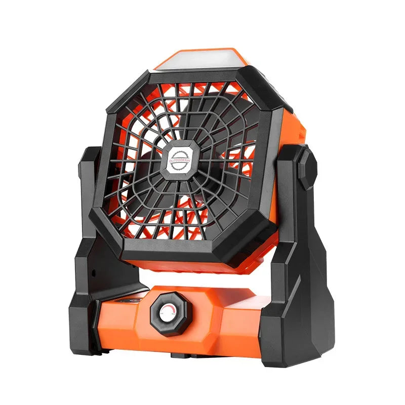 BowLift | Campora BreezeLight | 2-in-1 Camping Fan with LED Lantern | 7800 mAh Battery | 270° Rotatable | USB Rechargeable | For Tent, Outdoor & Travel