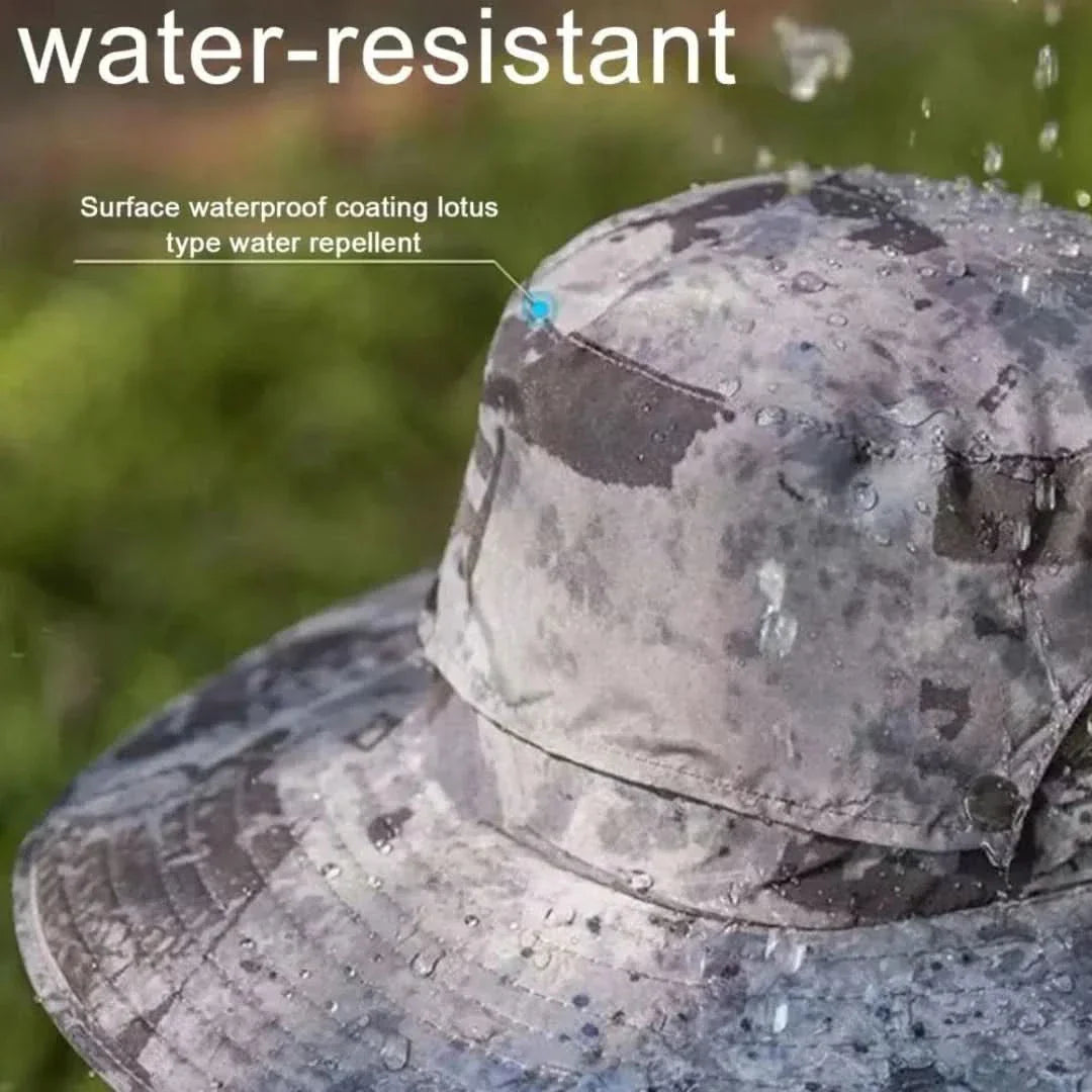 Solar Fan Fisherman's Hat - Solar Energy & USB Charging | Bowlift