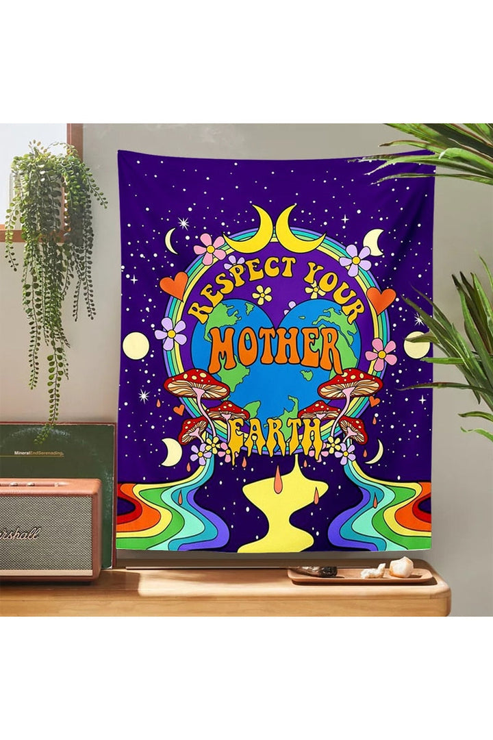 Trippy Moon Phase Tapestry | Bowlift