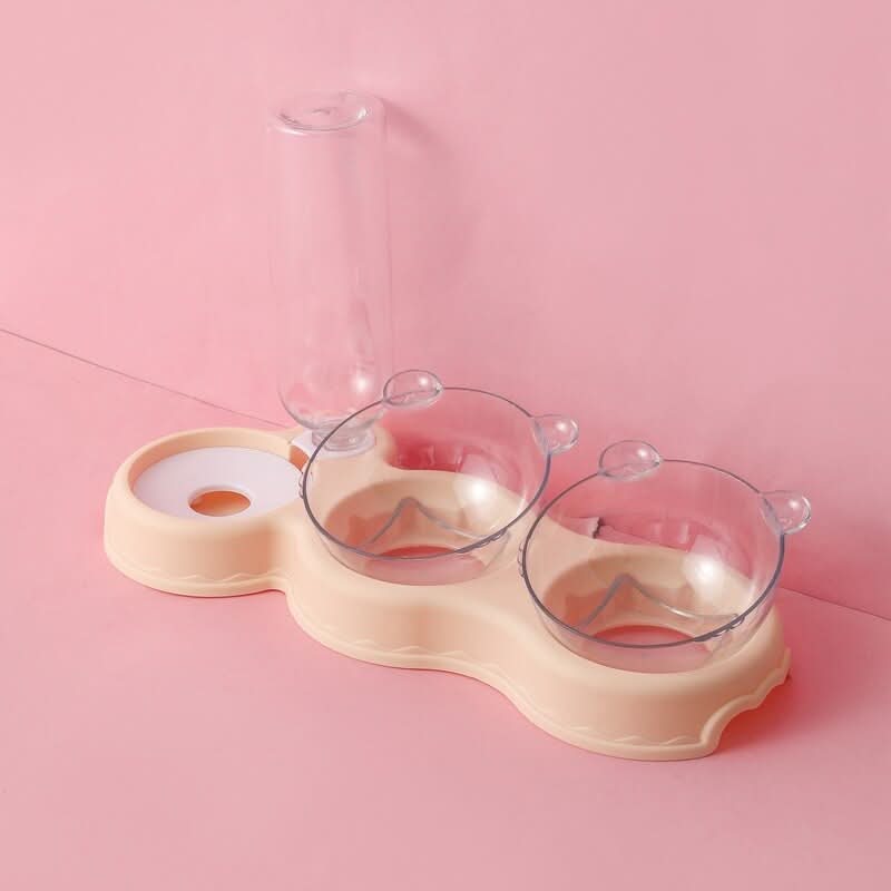 BowLift | 3-in-1 feeding station with drinking dispenser & raised bowl