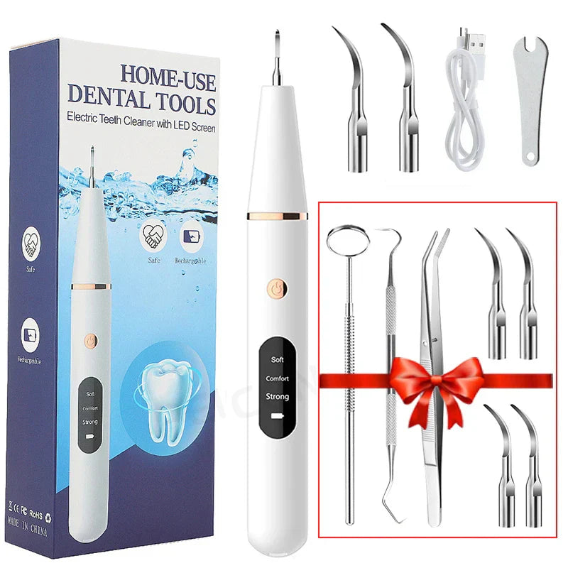 BowLift | SmilePro Ultrasonic Tooth Tartar Remover – Effective Plaque Remover for Home