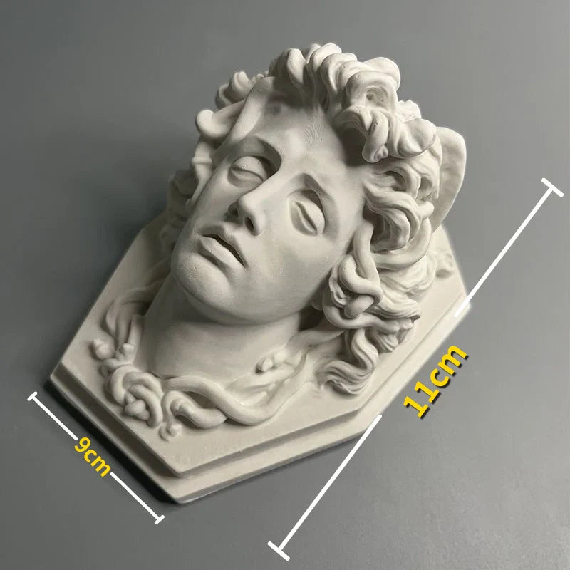 BowLift | Nordic INS Style Character Plaster Statue DIY Painted Sketch Photography Props Table Decorations Home Art Plaster Decoration