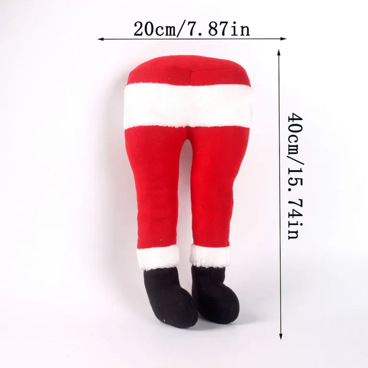 BowLift | Christmas Decoration | JollyLegs Festive Hanging Ornament | Durable Fabric | Easy Setup